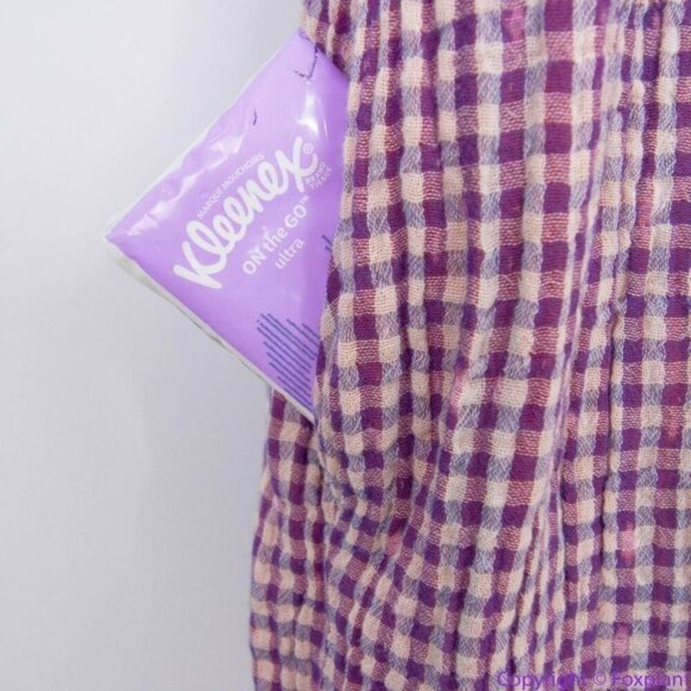 NEW Free People Moon Bay Mixed Plaid Top, XS - Picture 12 of 16
